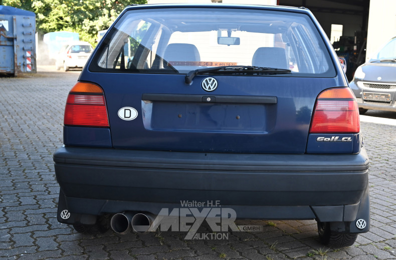 VOLKSWAGEN Golf III, blau