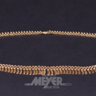 Collier, 750er GG, ca. 32 g,