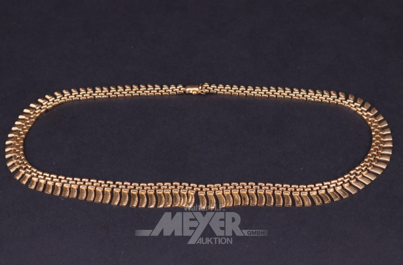 Collier, 750er GG, ca. 32 g,