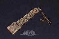 Chatelaine, 585er GG, ca. 18 g.