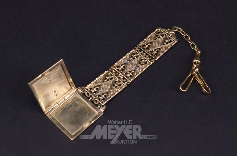 Chatelaine, 585er GG, ca. 18 g.