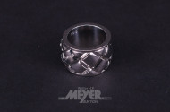 Ring, unisex, 750er WG, ca. 32 g.