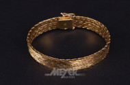 Armband, 585er GG, ca. 34 g.,