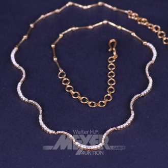 Collier, 750er GG, ca. 20 g.,