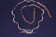 Collier, 750er GG, ca. 20 g.,