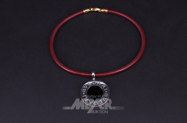 mod. Collier BULGARI, 750er GG/Stahl