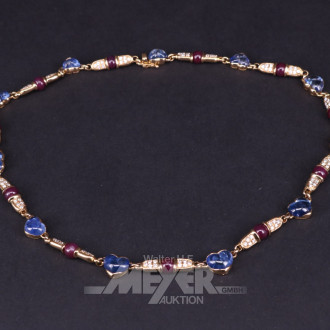 Collier, 750er GG, ca. 49,2 g.,