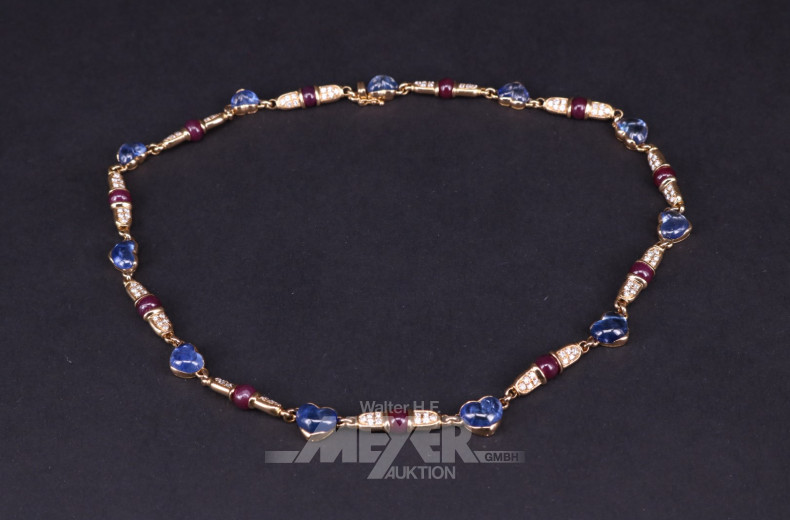 Collier, 750er GG, ca. 49,2 g.,