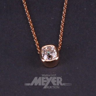 Collier, 750er Rosegold, ca. 5 g.