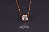 Collier, 750er Rosegold, ca. 5 g.