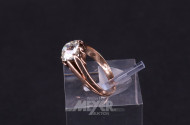 Damenring, 585er Rosegold, ca. 3,8 g.