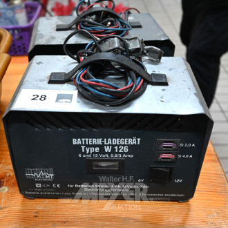 2 Batterie-Ladegeräte Typ: W 126