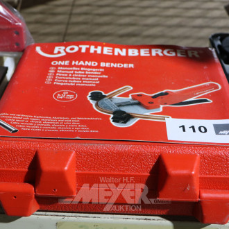 Handbohrbieger, ¼ und ½ Zoll