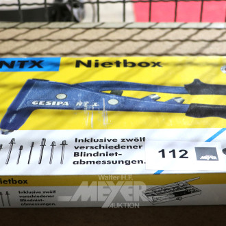 Nietbox inkl. 12 versch.