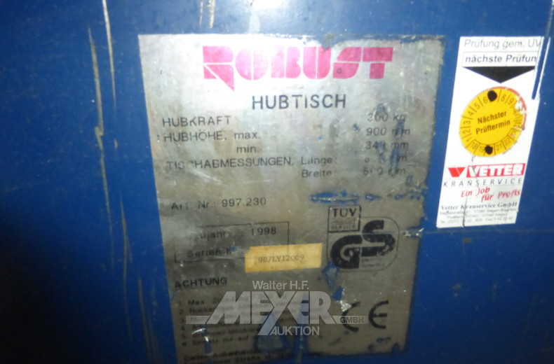 hydr. Hubtisch/-Wagen