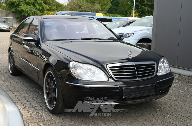 MERCEDES-BENZ S500L, obsidian-schwarz