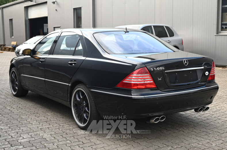 MERCEDES-BENZ S500L, obsidian-schwarz