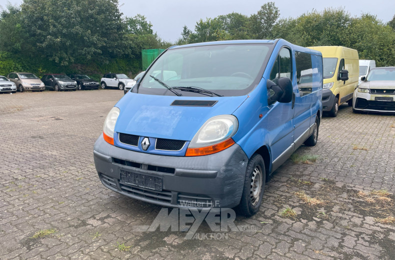 RENALUT Trafic Kastenwagen DoKa, blau