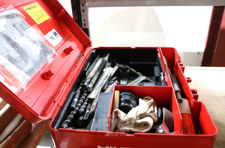 HILTI-Bohrkoffer mit Inhalt: