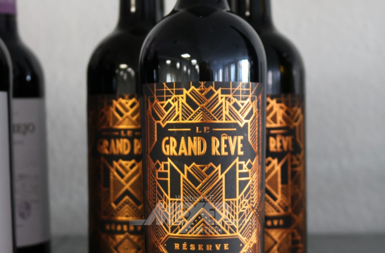 5 Flaschen Rotwein ''Le Grand Reve'',