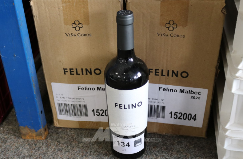 10 Flaschen Rotwein ''Felino Malbec'',