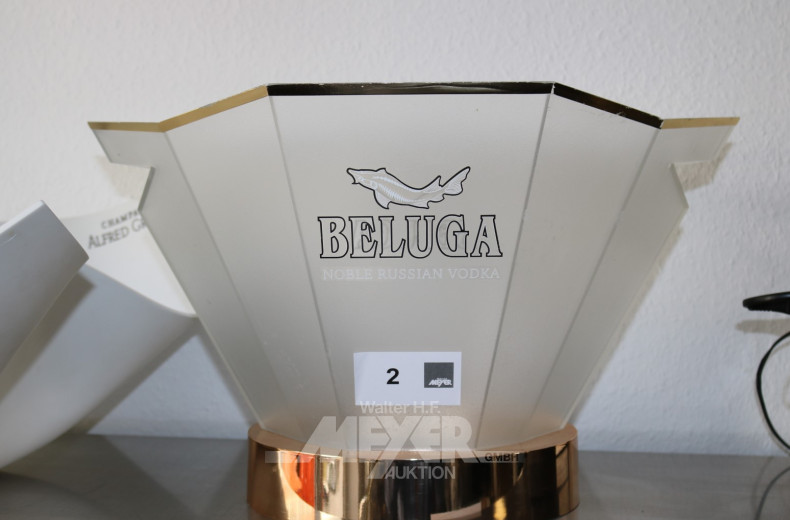 gr. Vodkakühler BELUGA, Kunststoff,