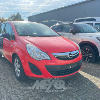 OPEL Corsa, rot/blau, teilfoliert