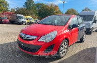 OPEL Corsa, rot/blau, teilfoliert