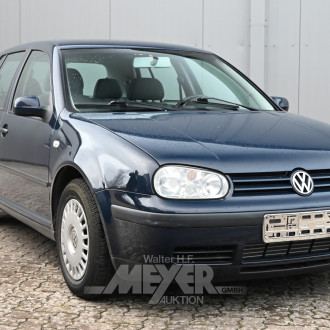 VOLKSWAGEN Golf IV, blau, 4-trg.