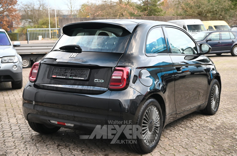 FIAT 500e Icon, Onyx Black