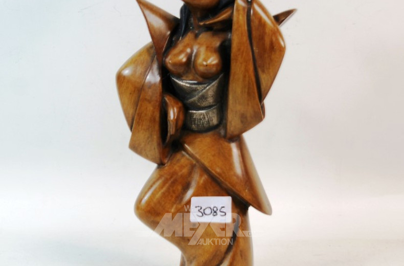 Holzfigur ''Afrikanerin''