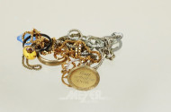 kl. Posten 333er Gold-und Silberschmuck,