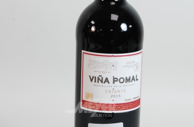 5 Flaschen Rotwein ''Vina Pomal''