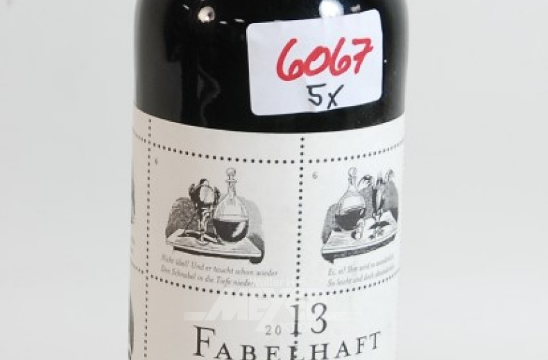 5 Flaschen Rotwein ''Fabelhaft Douro''