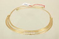 Collier, 750er Gelbgold, im Mittelteil