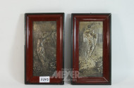 2 kl. Metallreliefs ''Jungfrauen''