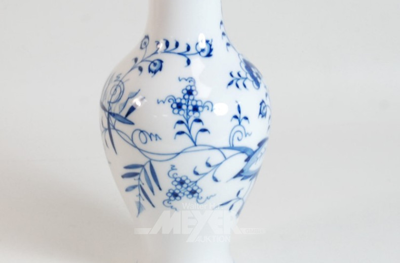 Porz.-Vase ''Meissen'', Zwiebelmuster