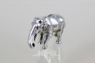 Silberfigur ''Elefant'', 835er Silber