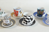 6 Porz.- Espresso Tassen ROSENTHAL