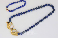 Kette mit Lapislazuli-Perlen,