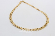 Collier, 750er RG, ca. 24,5 g.