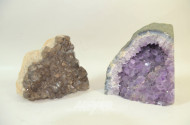 2 Amethyst-Drusen-Stücke