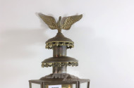 Kutscherlampe mit Adler, Messing