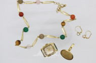 Konvolut Goldschmuck: Kette,