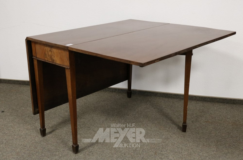 gr. Gateleg-Table, Mahagoni,