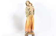 Figur ''Mutter mit Kind'', Holz, ca. 42 cm