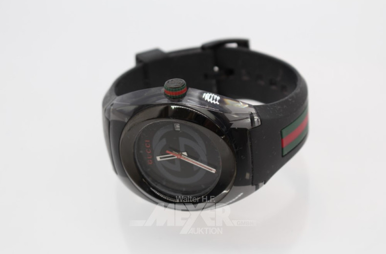 Armbanduhr GUCCI Sync Quartz Black Dial,