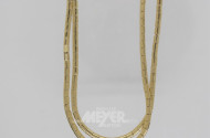 Collier, 750er GG, doppelreihig,