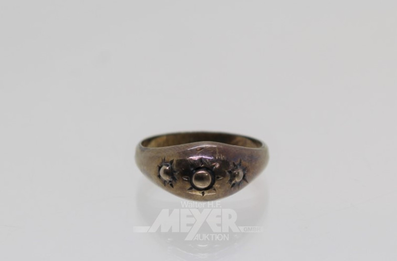 Ring, 333er GG, ca. 3 g