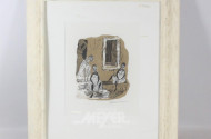 4 versch. Bilder/Lithografien: